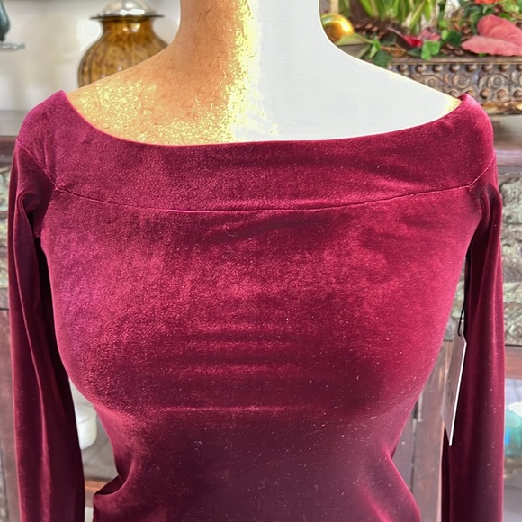 Bailey | 44 Velvet Boat Neck long sleeve - Picture 2 of 8